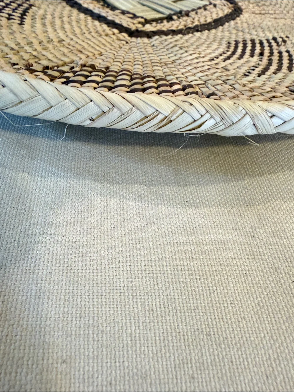 NEW African Woven Basket. Tonga people of Zambia 12” Across